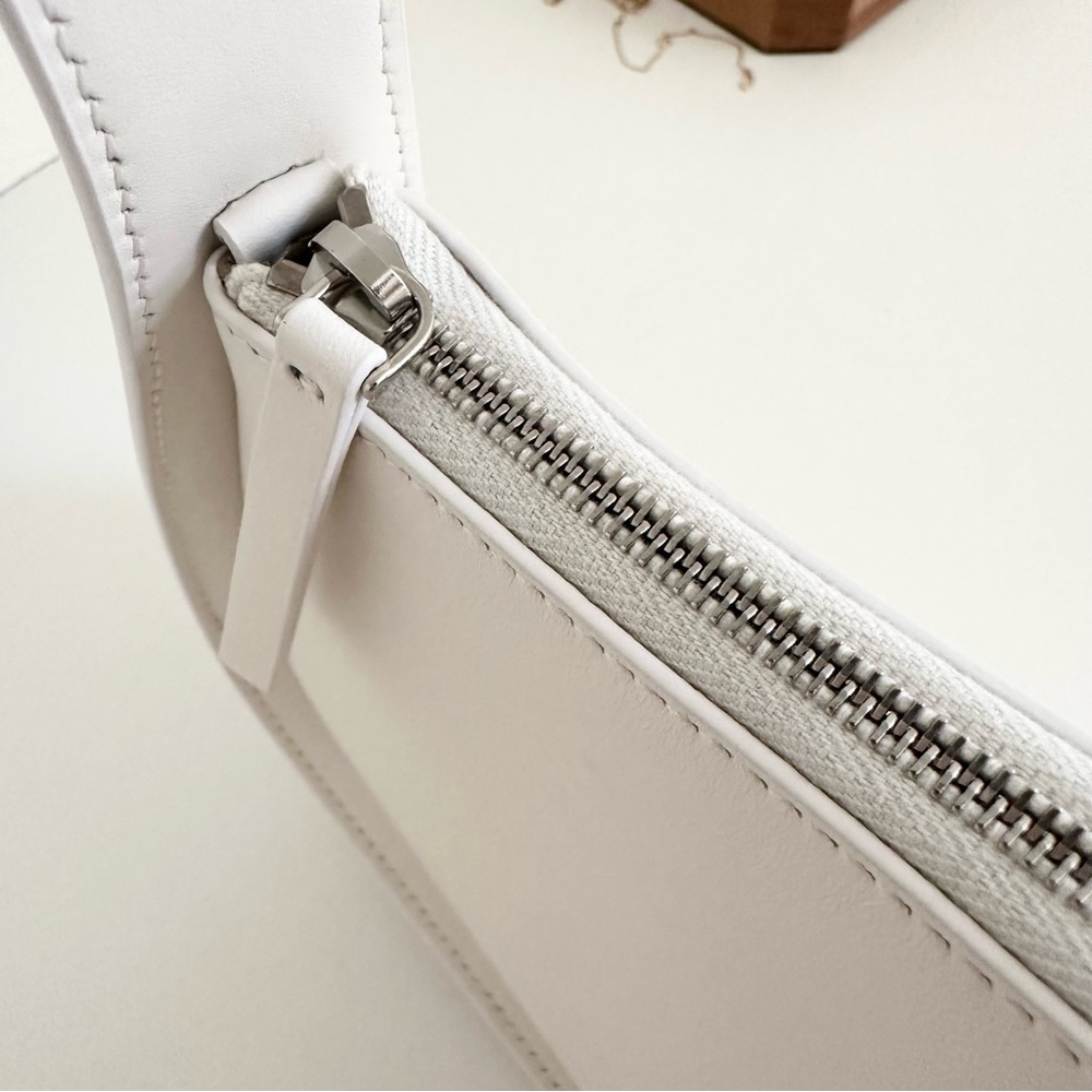 The Row Half Moon Leather Shoulder Bag - Picture 9 of 16